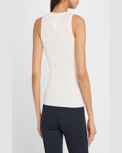 Crewneck Cotton Rib Tank Top