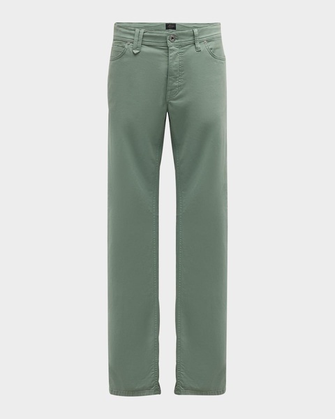 Men's Cotton-Stretch 5-Pocket Pants