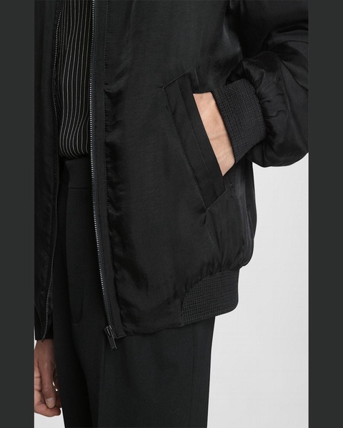 Men's Satin Bomber Jacket