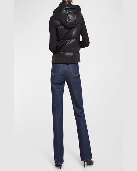 Rocky Faux Leather Puffer Vest 