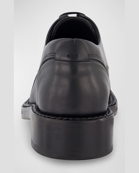 Men's Braided Welt Cap Toe Derby Shoes