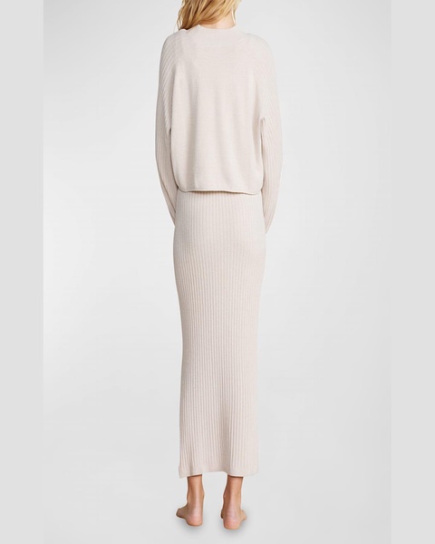 CozyChic Ultra Lite Ribbed Mock-Neck Pullover
