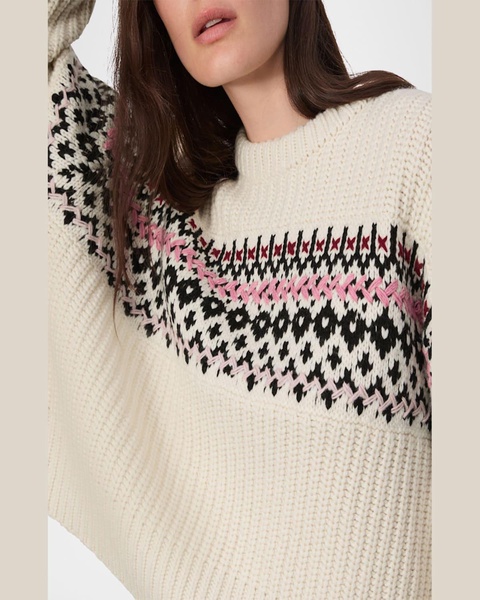 Leigh Fair Isle Crewneck Sweater