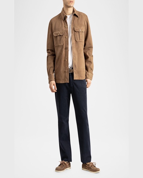 Men's Suede Overshirt