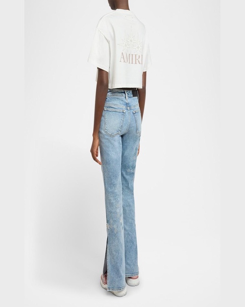 Amiri Starburst Crop T-Shirt