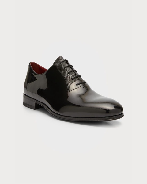 Men's Gianbattista Patent Leather Oxfords