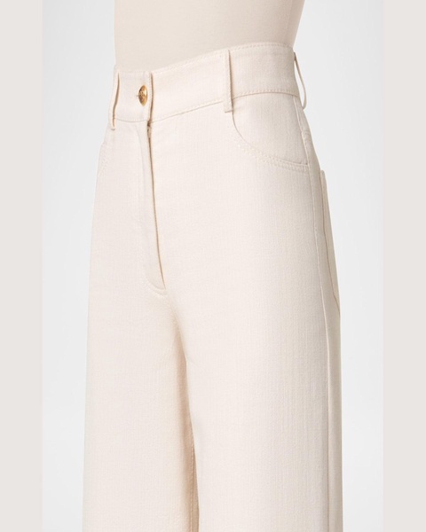 Cooper Wide Leg Cotton Wool Denim Pants