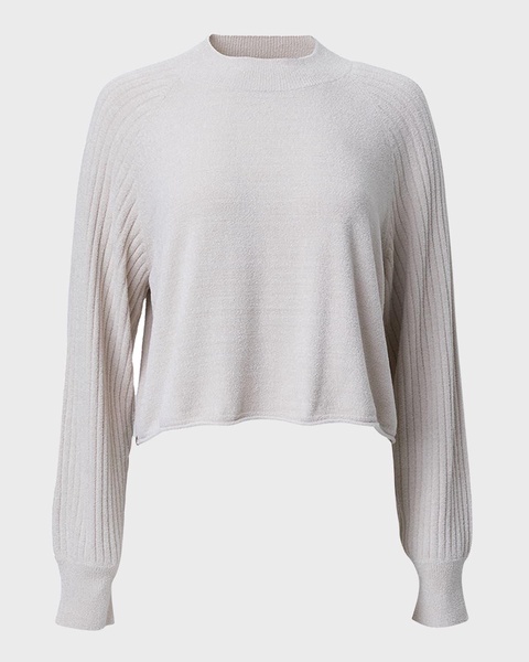CozyChic Ultra Lite Ribbed Mock-Neck Pullover