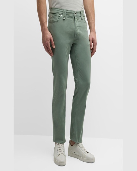 Men's Cotton-Stretch 5-Pocket Pants