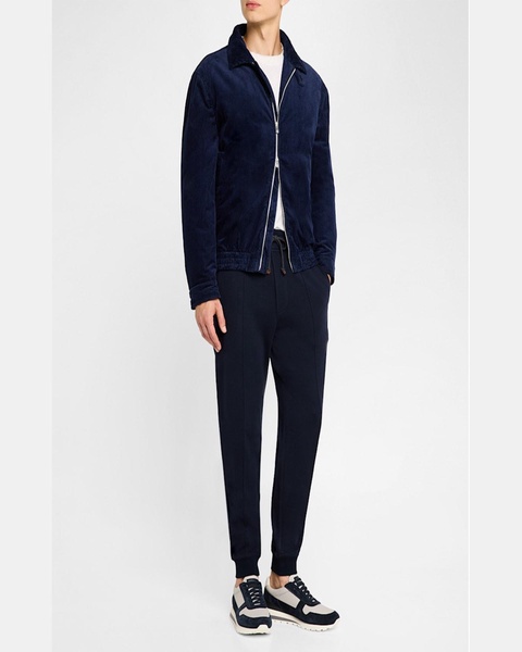 Men's Olimpo Leather and Suede Sneakers