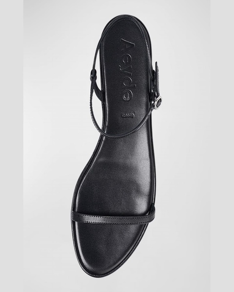 Nettie Leather Ankle-Strap Sandals