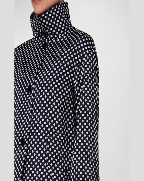 Polka-Dot Single-Breasted Jacket