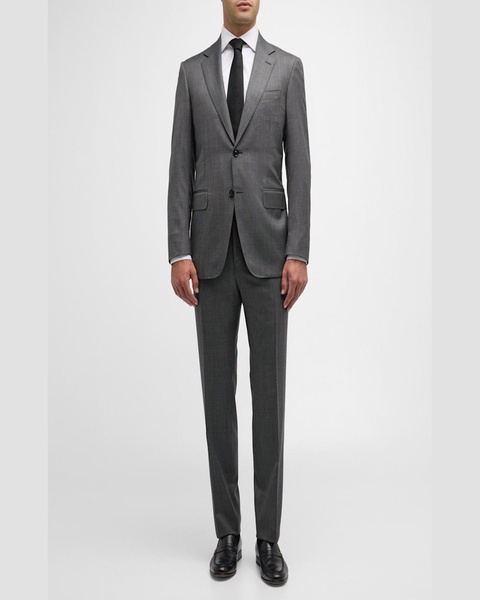 Men's 150s Wool Tic Suit