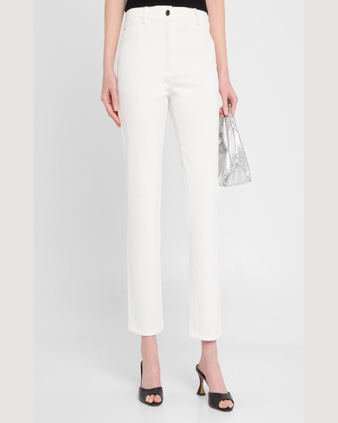 Maru Slim-Leg Ankle Stretch Denim Pants