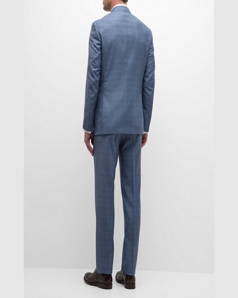 Men's Heathered Wool Suit