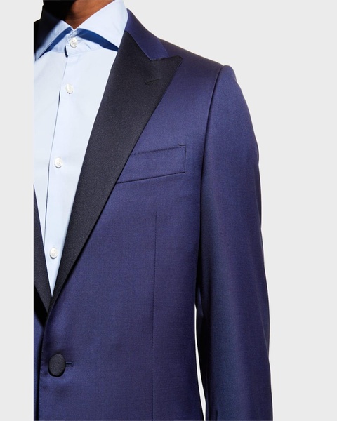Men's Peak Lapel Two-Piece Tuxedo Suit
