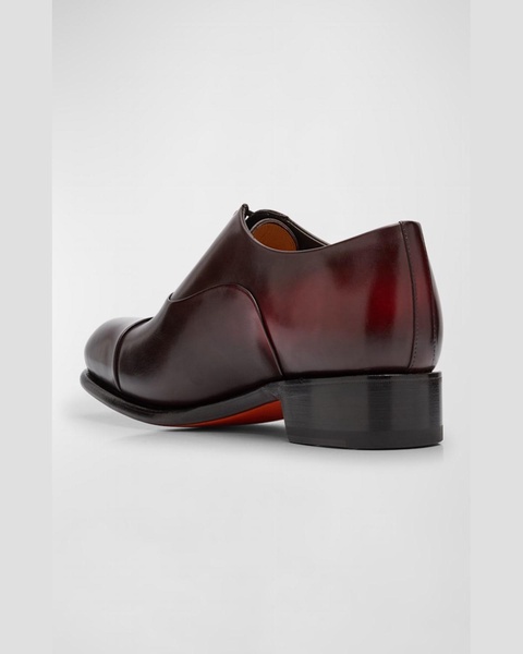 Men's Isaac Cap-Toe Leather Oxford Shoes