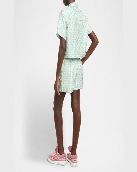 Ma Quad Silk Pull-On Shorts