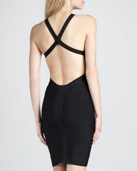 Draped Faux-Wrap Crepe Back Satin Dress