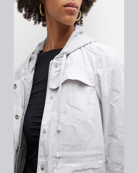 Skyfall Camo-Print Aviator Jacket