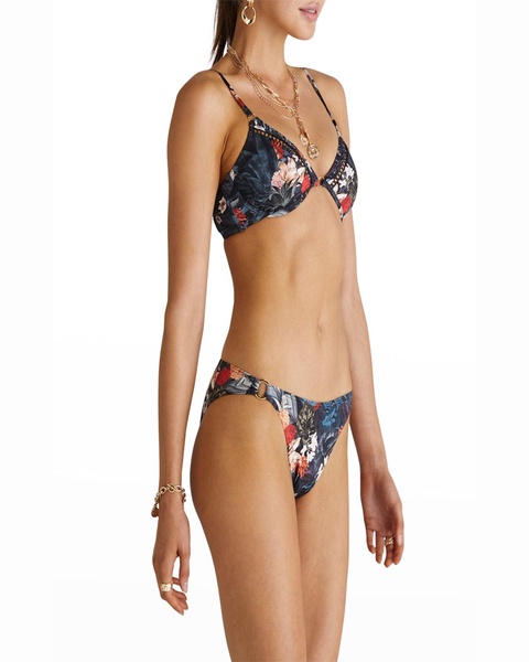 Alexis Floral O-Ring Hipster Bikini Bottoms