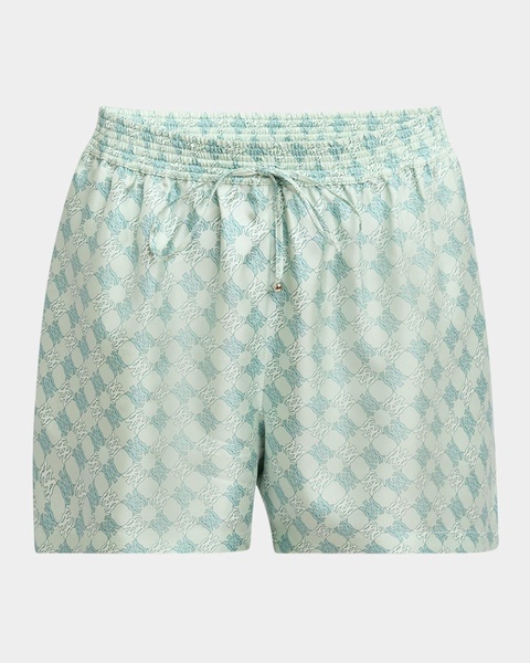 Ma Quad Silk Pull-On Shorts