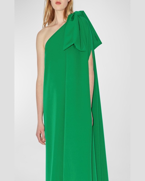 Sam Bow One-Shoulder Gown
