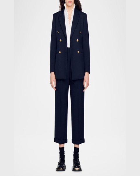 Sienne Double-Breasted Suit Jacket