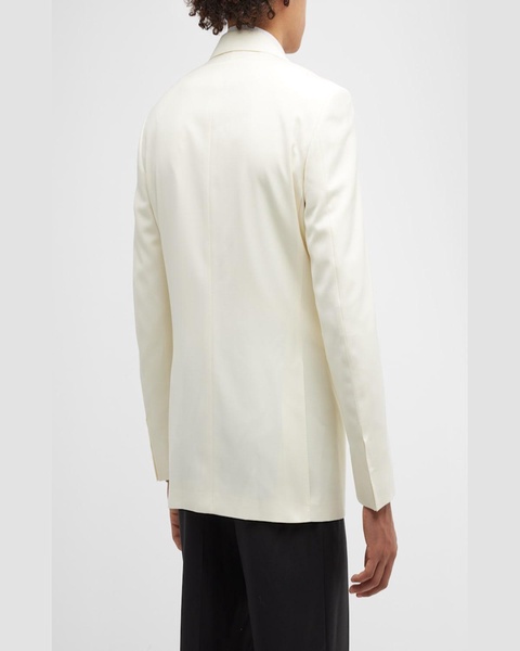 Men's Solid Wool Dinner Jacket