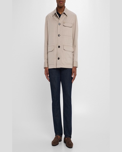 Men's Cotton and Wool Work Jacket