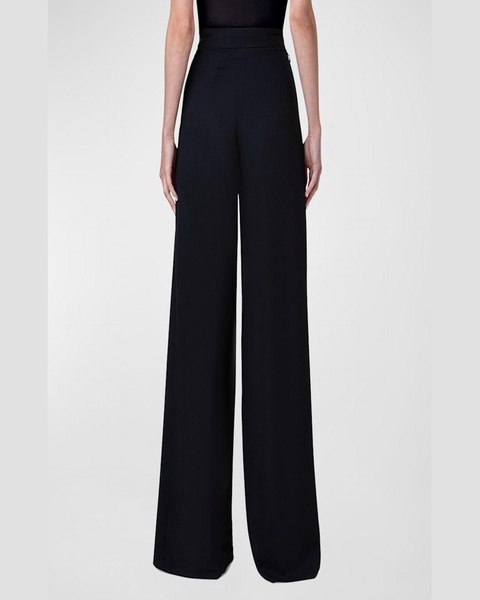 Miyuki Pleated Wide-Leg Trousers