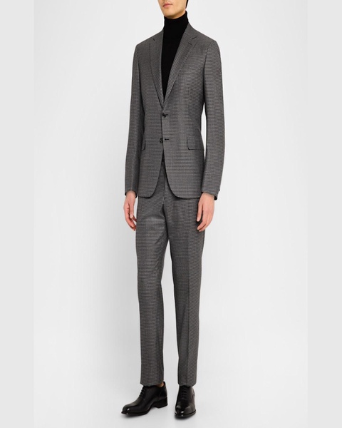 Men's Wool Check Suit