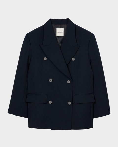 Royal Oversized Wool-Blend Blazer