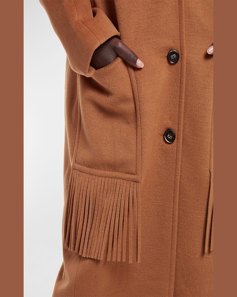 Eleanor Fringe Detail Duster Coat 