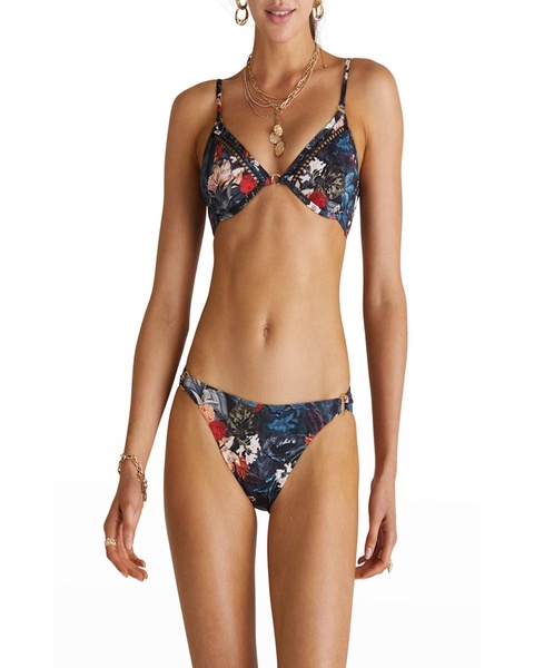 Alexis Floral O-Ring Hipster Bikini Bottoms