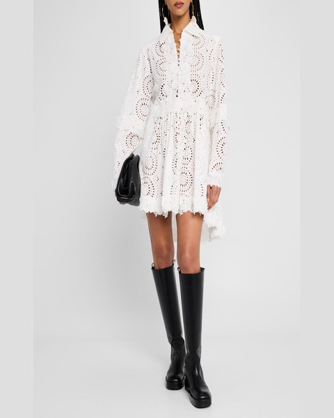 Andie Floral Eyelet Mini Dress