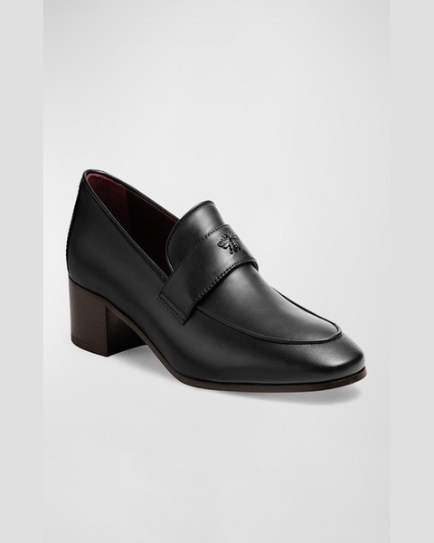 Leather Flat Loafers