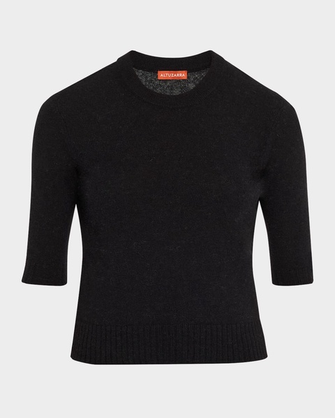 Ty Alpaca Short Sleeve Sweater