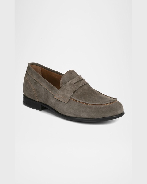 Men's Silas Suede Penny Loafers