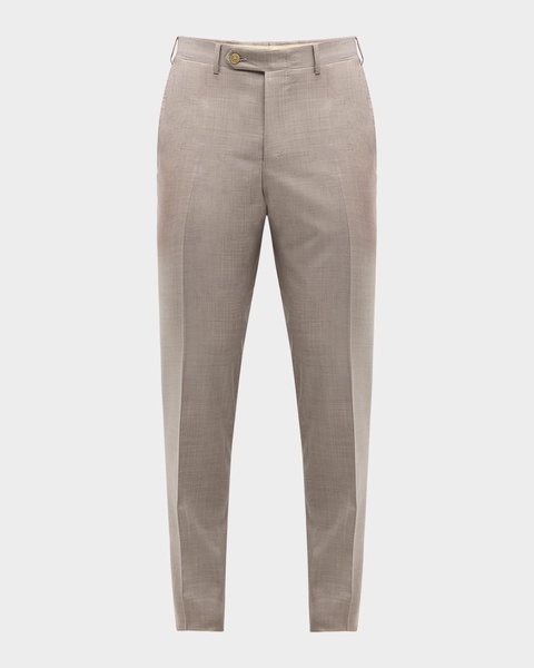 Men's Solid 150s Wool Twill Pants