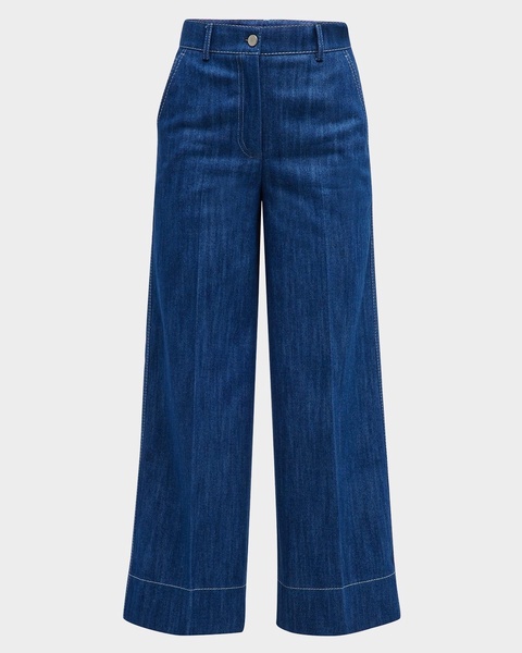 Chiara Dot Detail Denim Pants 