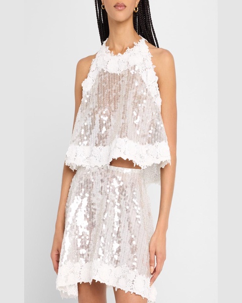 Lola Sequined Crop Top 