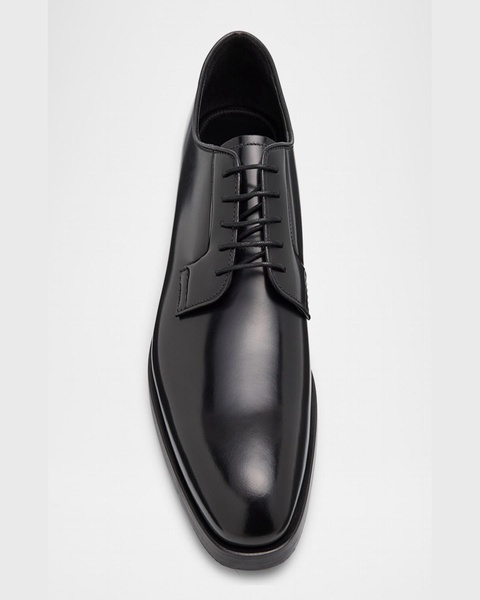 Men's Brushed Leather Derby Shoes