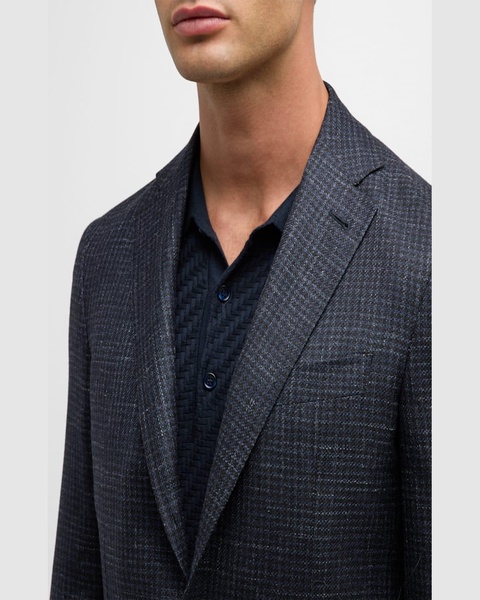 Men's Small Check Sport Coat 