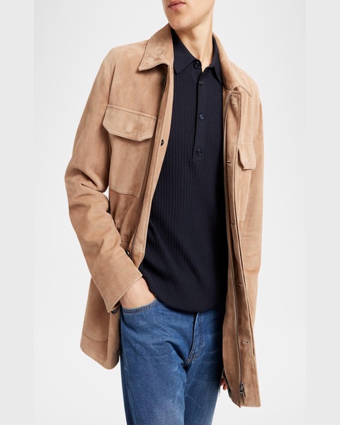 Men's Suede Field Jacket 