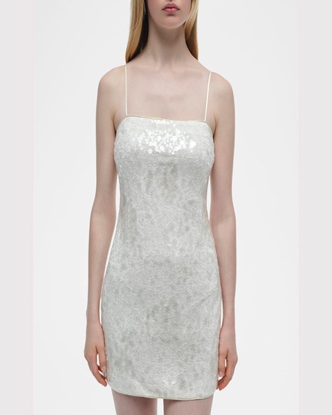 Lollie Sequined Sleeveless Mini Dress