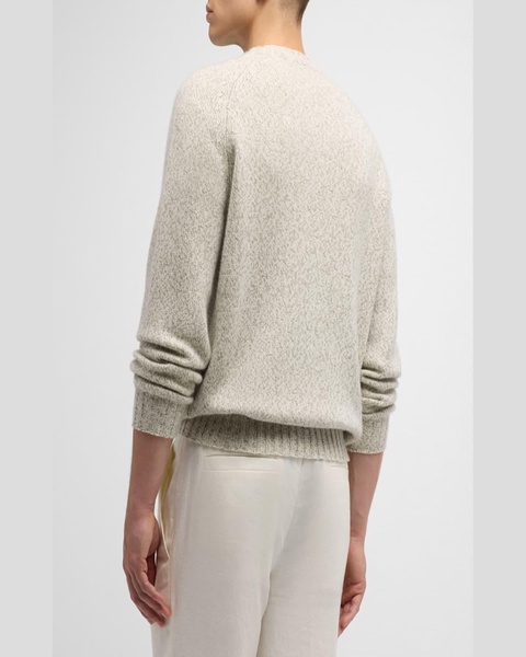 Men's Mouline Cashmere Crewneck Sweater