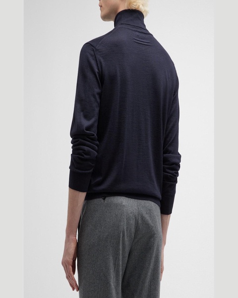 Men's Casheta Cashmere-Silk Turtleneck Sweater