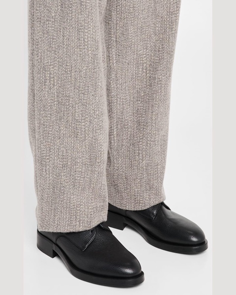 Men's Grained Leather Derby Shoes