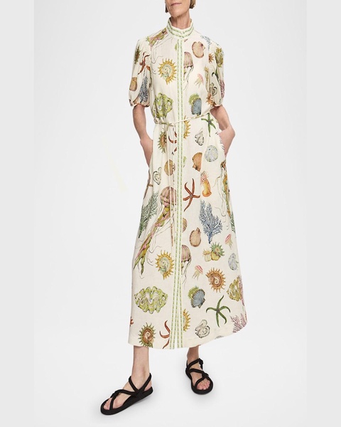 Sea Linen Shirtdress